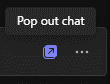 pop out chat